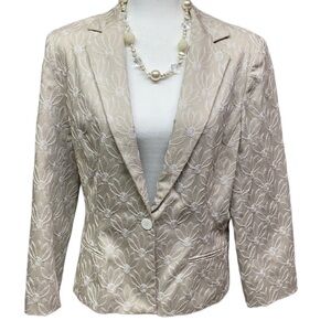 Sara Campbell Embroidered Floral Blazer